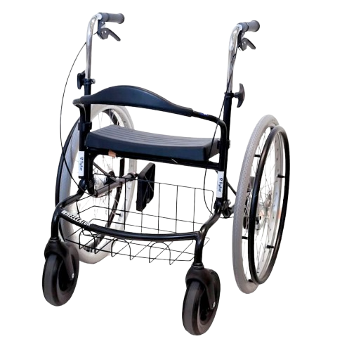 Wheellator - 2in1 Rollstuhl und Rollator